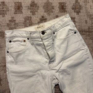 Madewell Women’s Slim Jeans in Crisp White